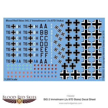 StG 2 Immelmann (Ju 87D Stuka) decal sheet